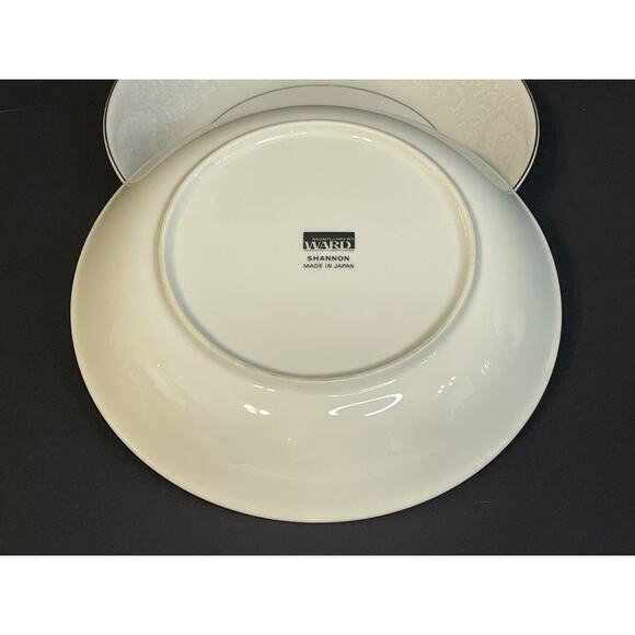 Montgomery Ward Shannon Japan Fine China Soup/Salad Bowls Set of 7 Silver Rim - Picture 13 of 16